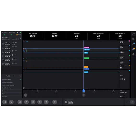 Essenz Patient Monitor central display