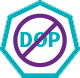 icon with a "no" circle and line through "DEHP"