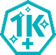 icon stating 1K+