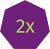 icon for 2.5x
