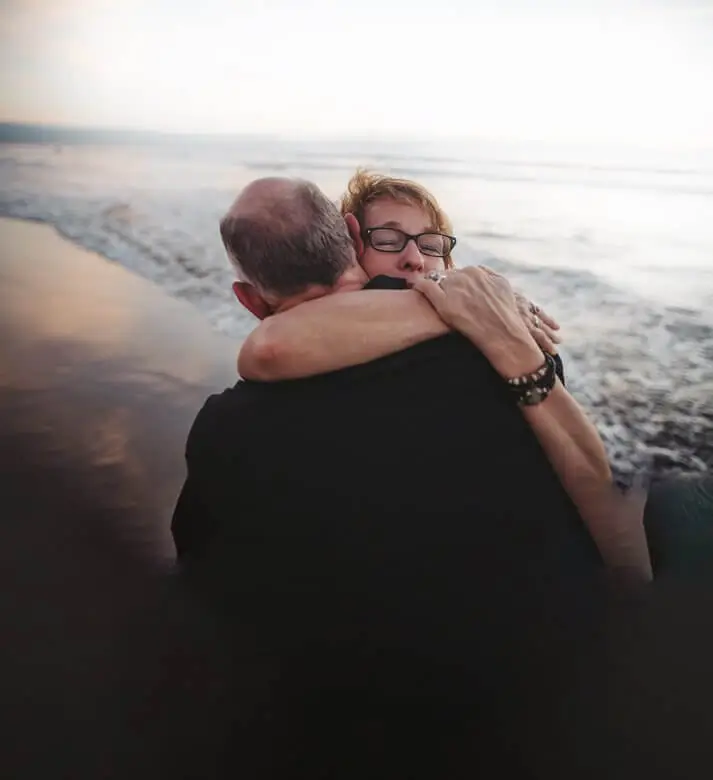 Couple at beach