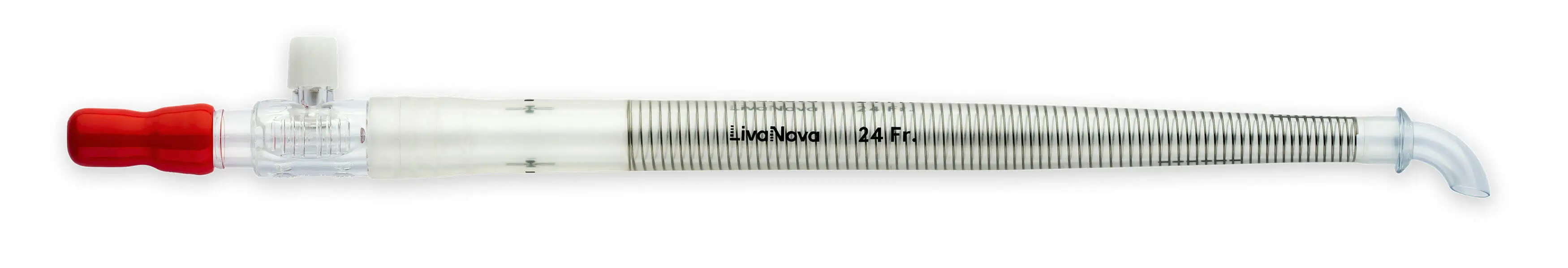 Arterial Cannulae, PureFlex, Curved Tip, With Suture Collar, Wire-reinforced Tubing, 18 Fr/6.0 mm, RA18-1BB image