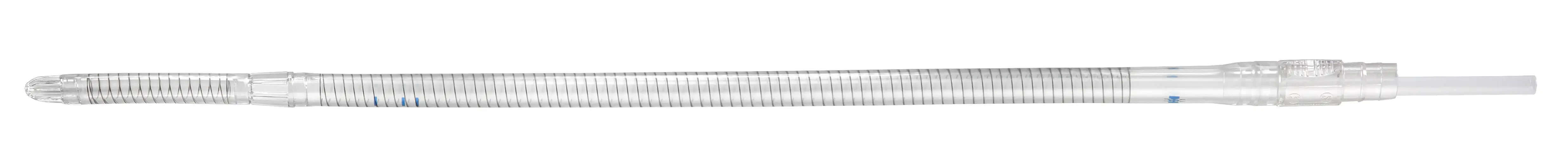 Venous Return Cannulae, Dual Stage, Wire-reinforced Tubing with Obturator and with Connector, 32/36 Fr, V900-284 image