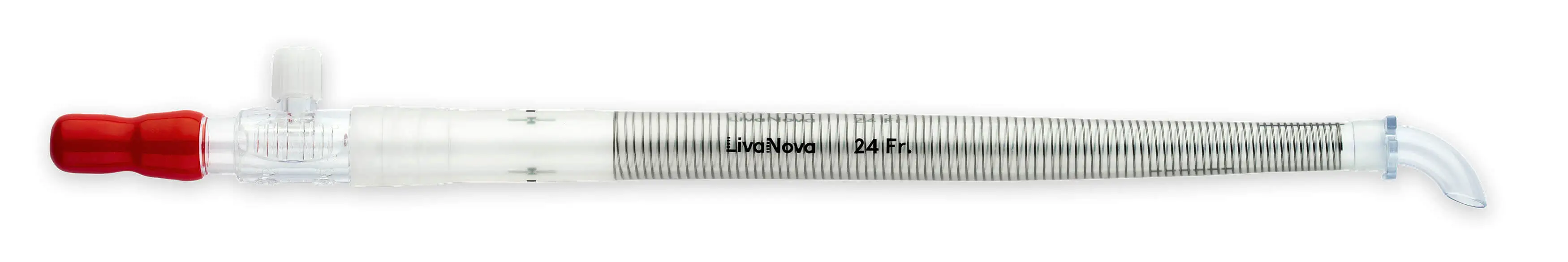 Arterial Cannulae, PureFlex, Curved Tip, With Suture Flange, Wire-reinforced Tubing, 22 Fr/ 7.3 mm, RA22-2BB image