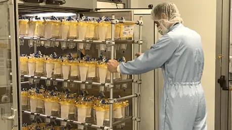 Man working in a lab