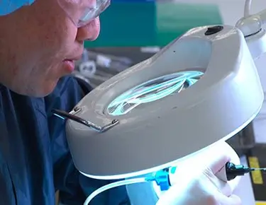 Scientist working in a lab