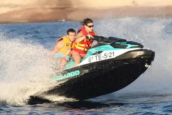 Irene Marchi jetskiing