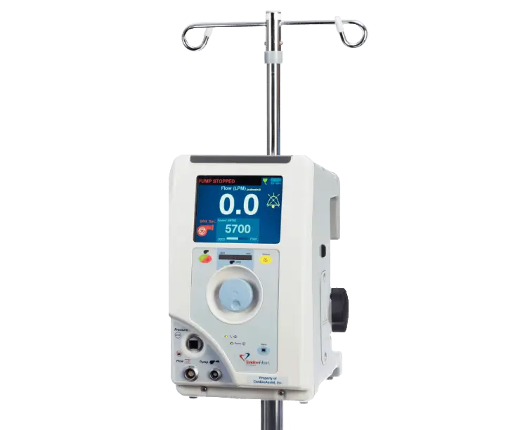 Escort Controller with Active Screen on an IV Pole